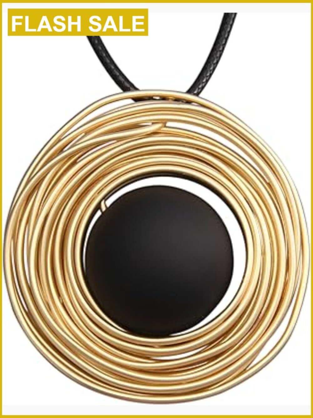 Adjustable Boho Leather Pendant Choker Necklace Hippie Cord Jewelry